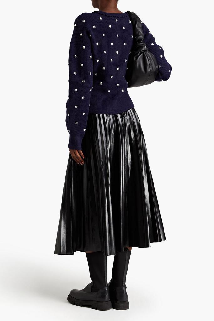 商品3.1 Phillip Lim|Crystal-embellished ribbed-knit sweater,价格¥2346,第3张图片详细描述