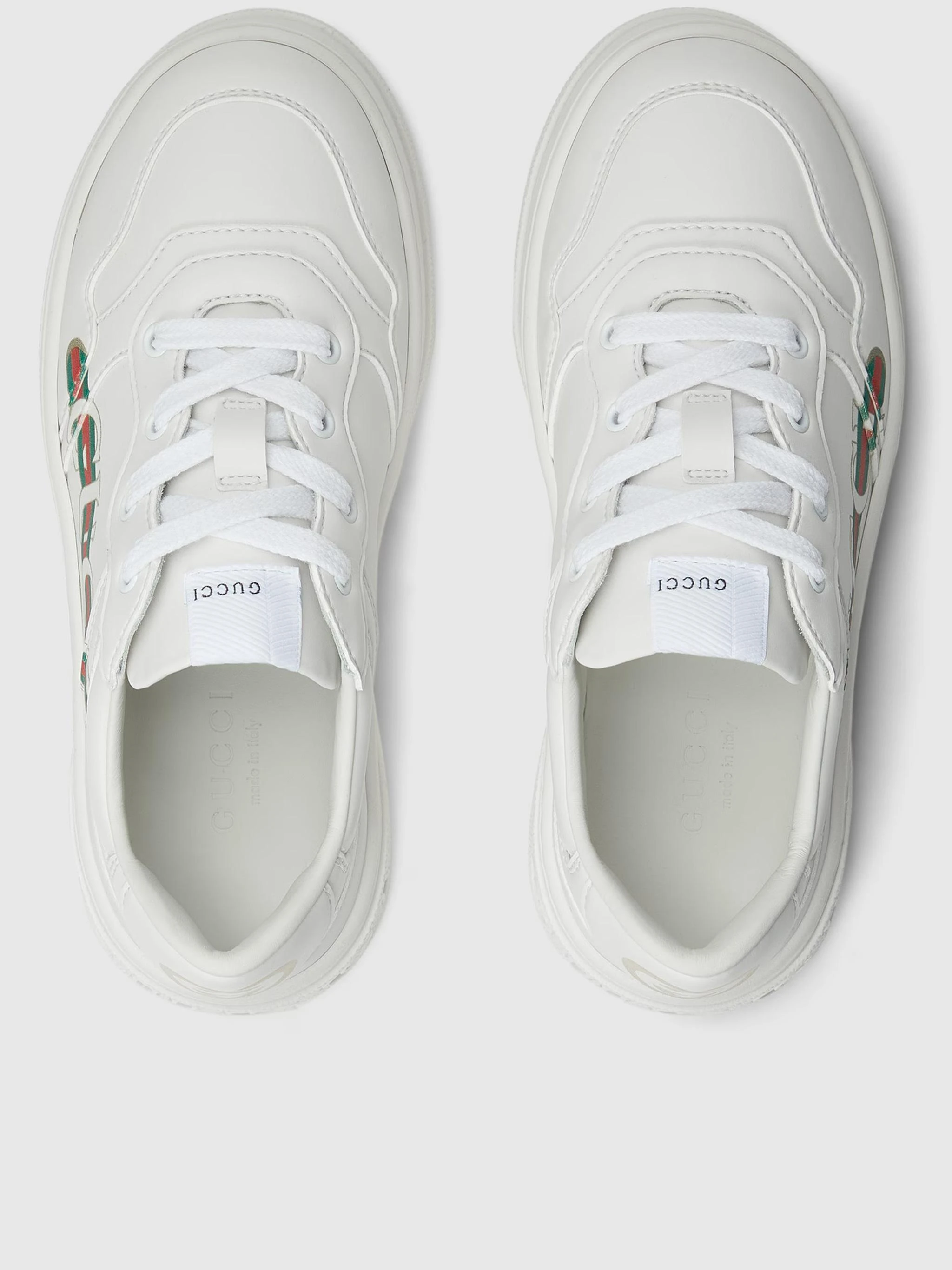 商品【商品预售7天】 Gucci|Gucci 男童运动鞋 8136012SH509014 白色,价格¥2643,第5张图片详细描述