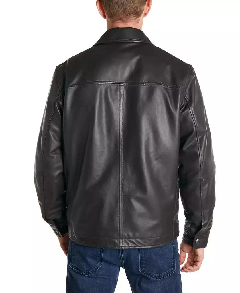 商品Perry Ellis|Men's Classic Leather Jacket,价格¥1568,第2张图片详细描述