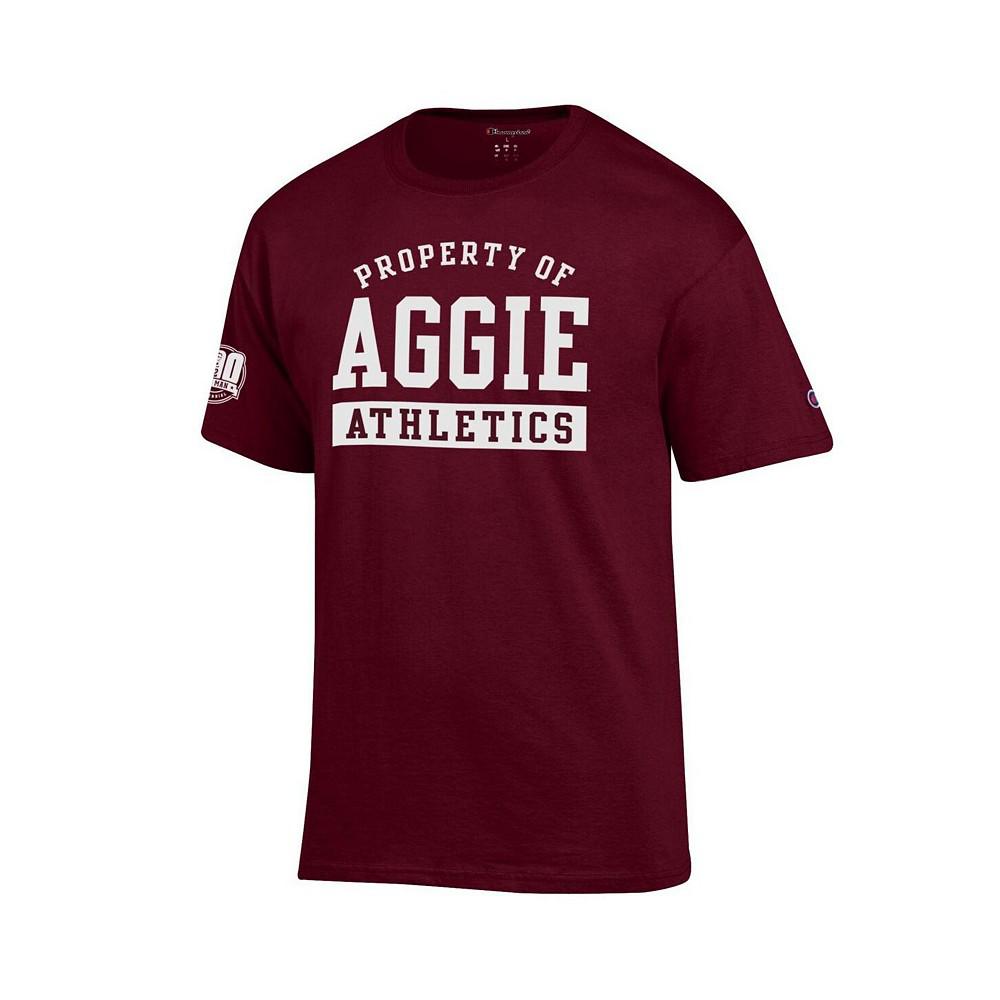 Men's Maroon Texas A&M Aggies 12th Man Centennial T-shirt商品第3张图片规格展示