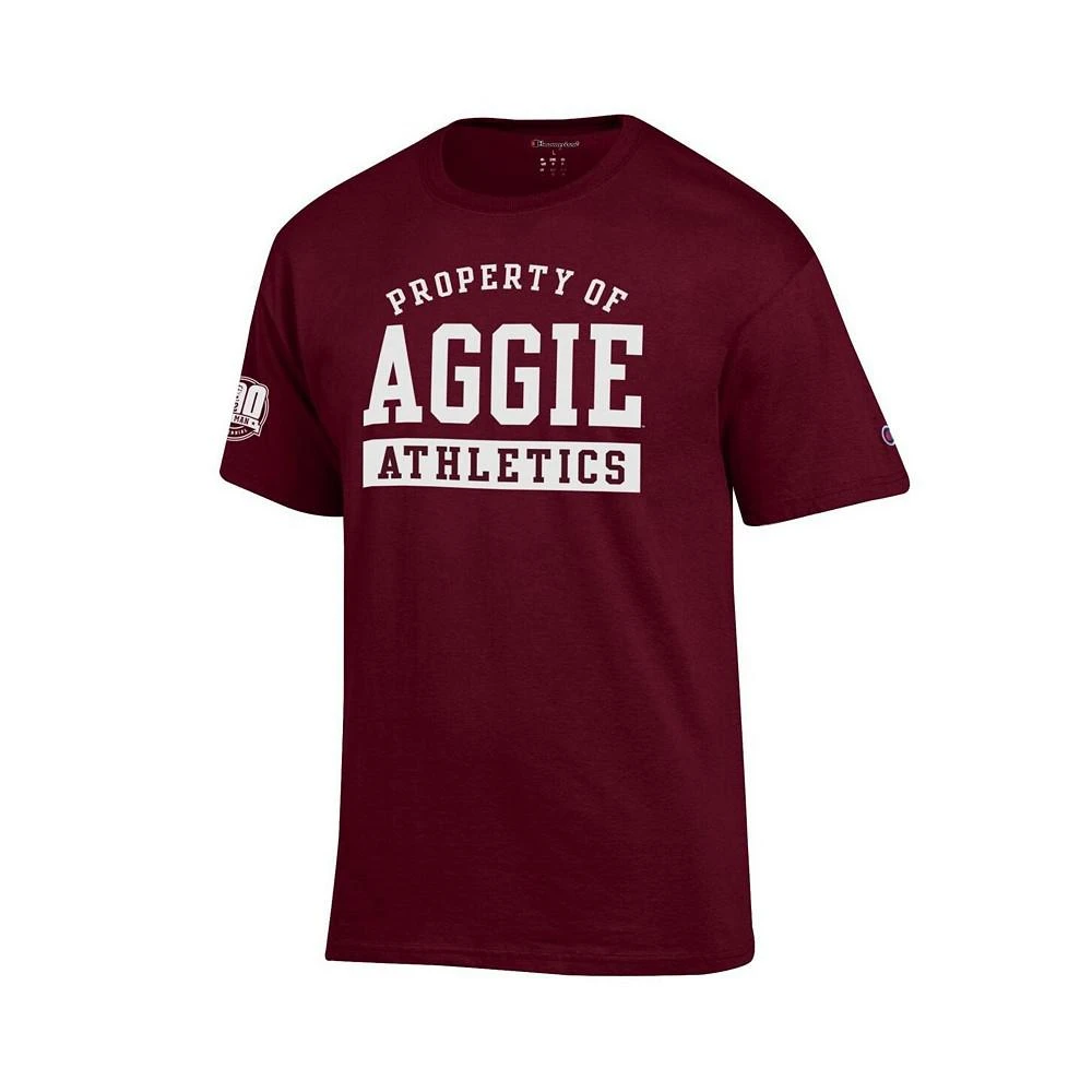 商品CHAMPION|Men's Maroon Texas A&M Aggies 12th Man Centennial T-shirt,价格¥210,第2张图片详细描述