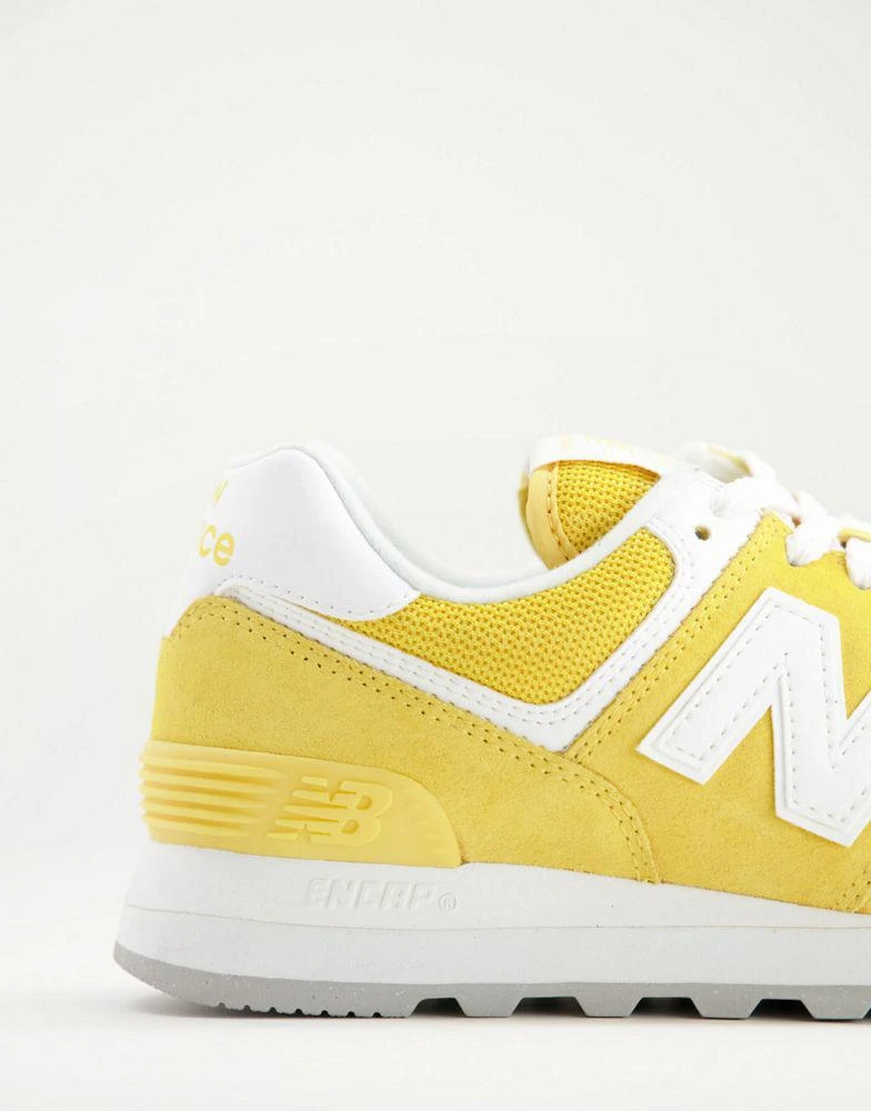 商品New Balance|New Balance 574 trainers in pastel yellow,价格¥760,第4张图片详细描述