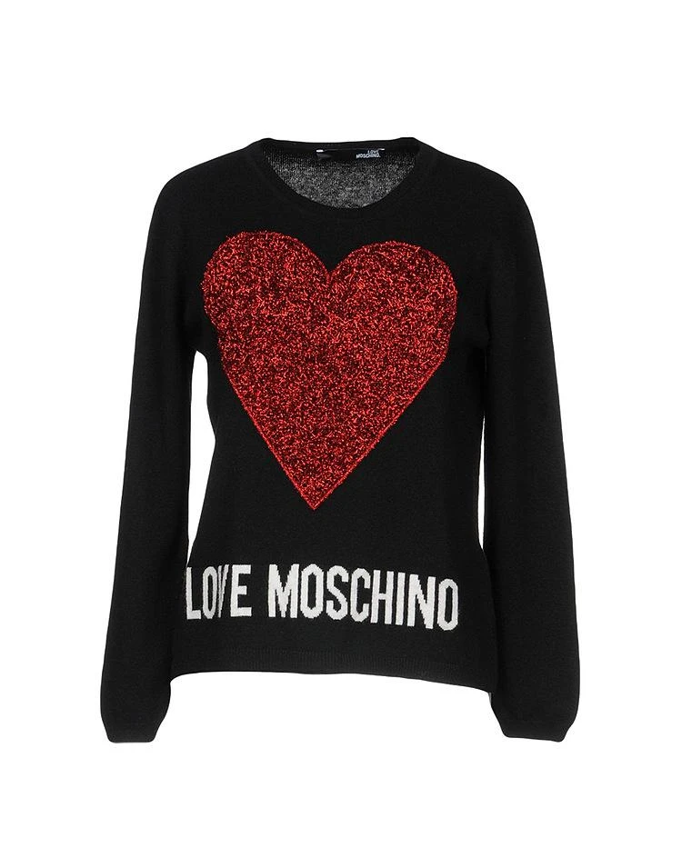 商品Moschino|爱心亮片套头毛衣,价格¥675,第1张图片