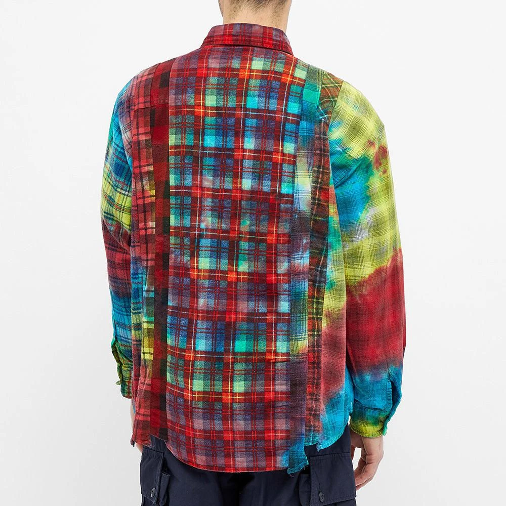 商品Needles|Needles 7 Cuts Tie Dye Flannel Shirt,价格¥717,第5张图片详细描述