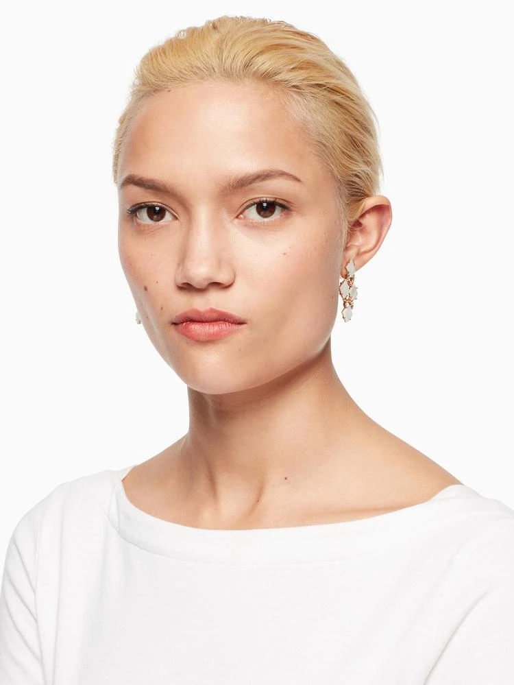 商品Kate Spade|pearl cove chandelier earrings,价格¥141,第2张图片详细描述