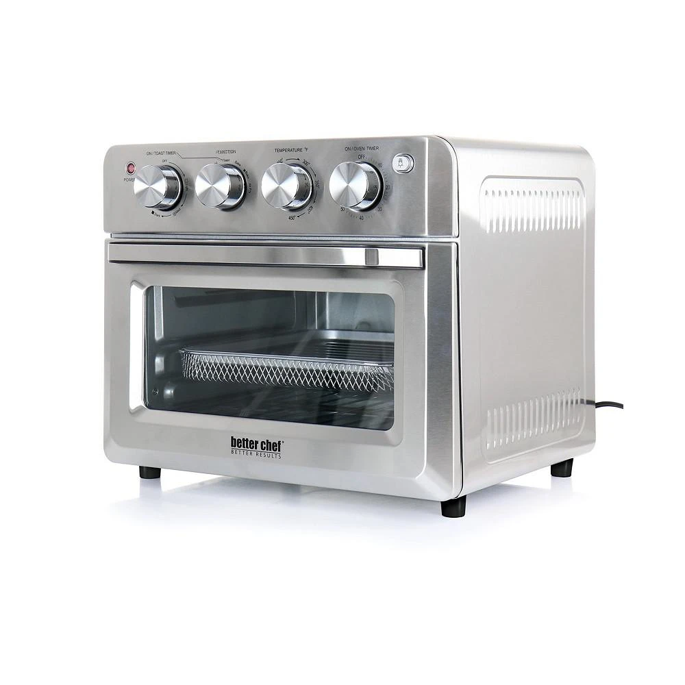 商品Better Chef|Do-It-All 20 Liter Convection Air Fryer Toaster Broiler Oven in Silver,价格¥1117,第3张图片详细描述