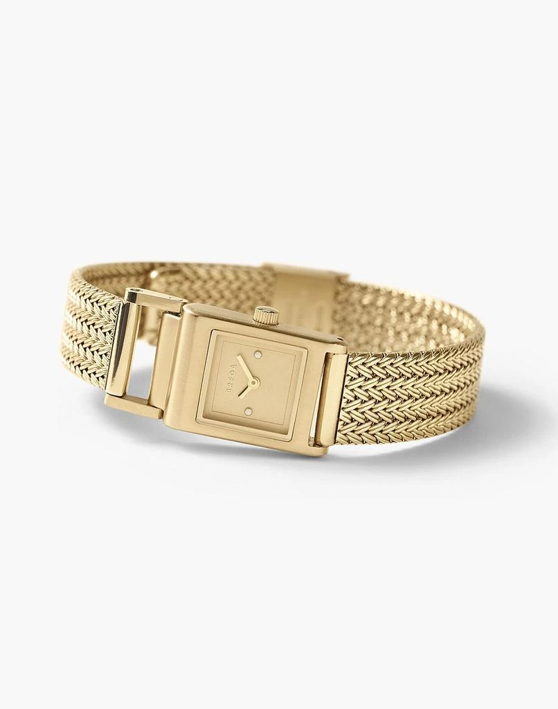 商品Madewell|BREDA Revel Tethered Gold and Mesh Bracelet Watch, 18mm,价格¥1547,第2张图片详细描述