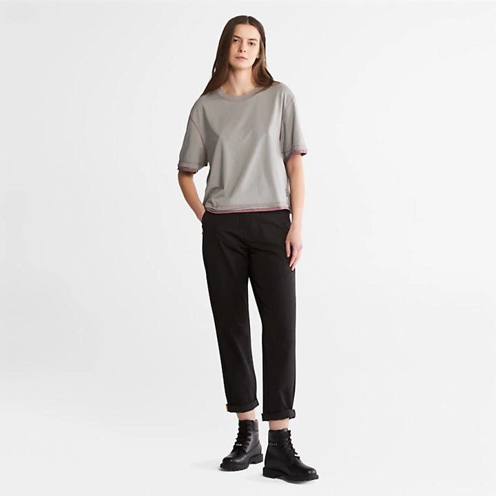 商品Timberland|Anti-Odour Supima® Cotton T-Shirt for Women in Grey,价格¥185,第3张图片详细描述