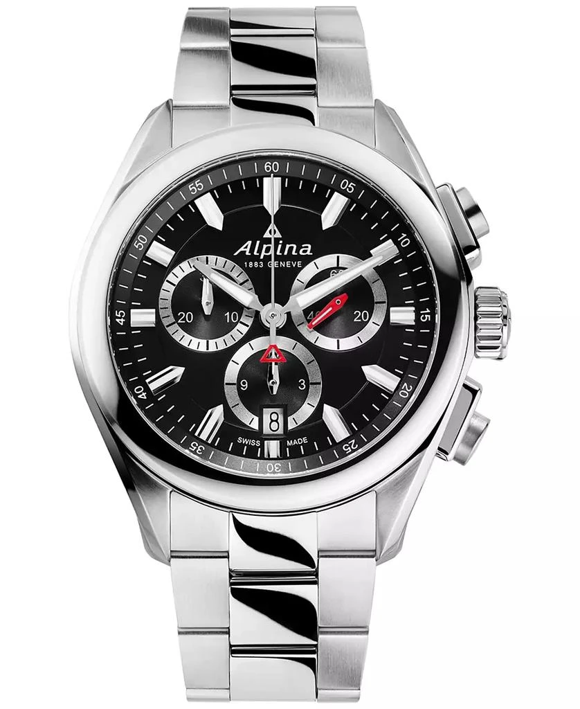 商品Alpina|Men's Swiss Chronograph Alpiner Stainless Steel Bracelet Watch 42mm,价格¥9679,第1张图片