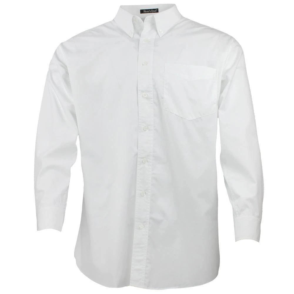 商品River's End|Solid Wrinkle Resistant Long Sleeve Button Up Shirt,价格¥138,第1张图片