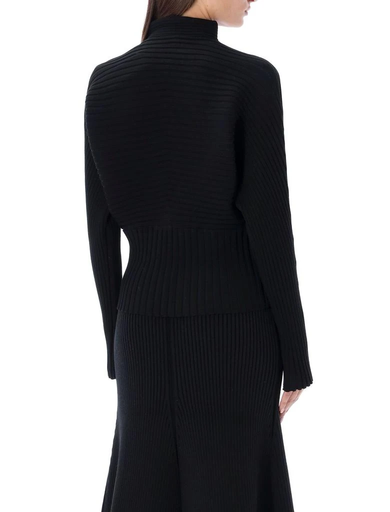 商品Tory Burch|Tory Burch Long-Sleeved Ribbed-Knitted Jumper,价格¥2544,第2张图片详细描述