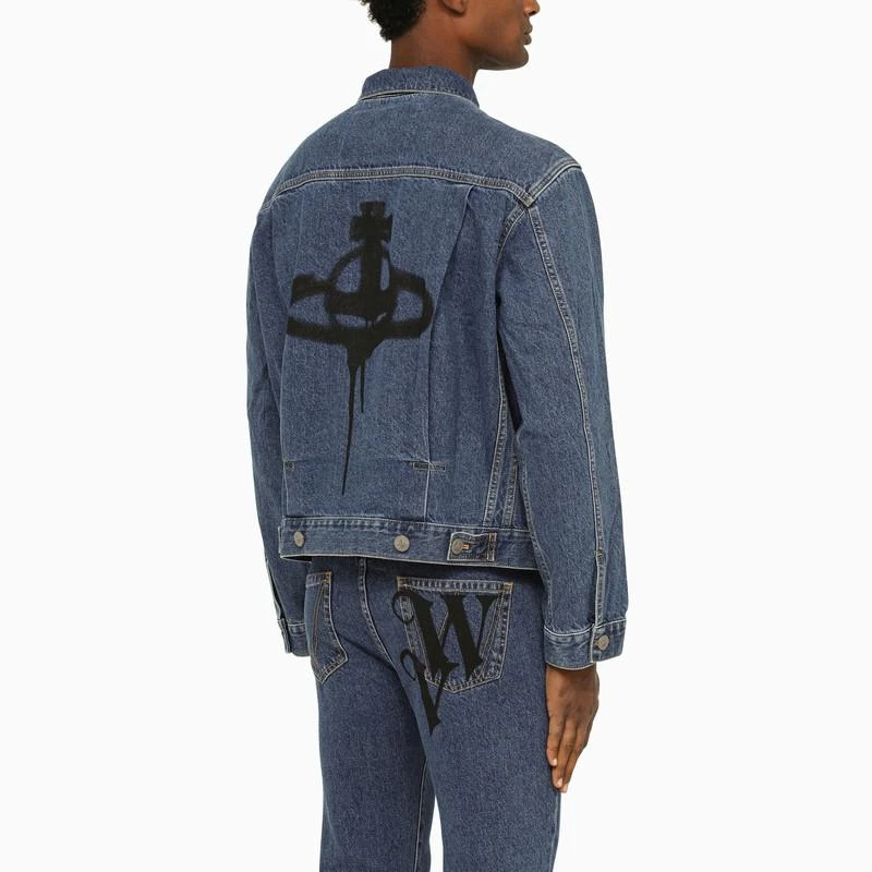 商品Vivienne Westwood|Blue denim jacket,价格¥4086,第3张图片详细描述