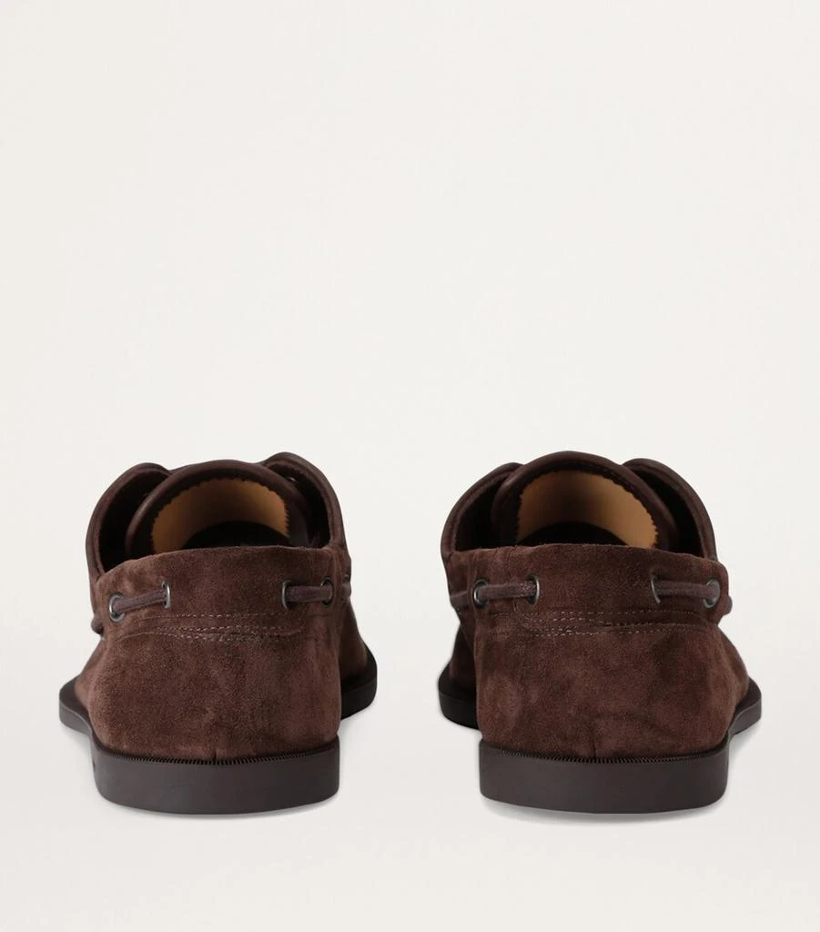 商品John Lobb|Leather Foil Boat Shoes,价格¥8051,第2张图片详细描述