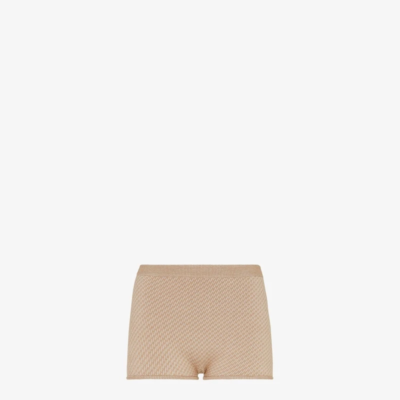 商品Fendi|FENDI/芬迪 女士棕色真丝/棉短裤,价格¥7048,第1张图片