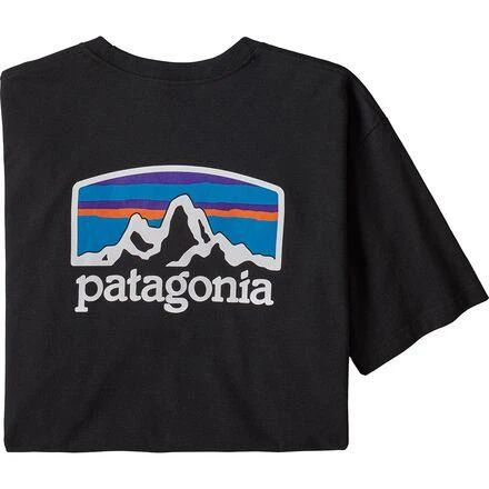 商品Patagonia|Fitz Roy Horizons Short-Sleeve Responsibili-T-Shirt - Men's,价格¥154,第4张图片详细描述