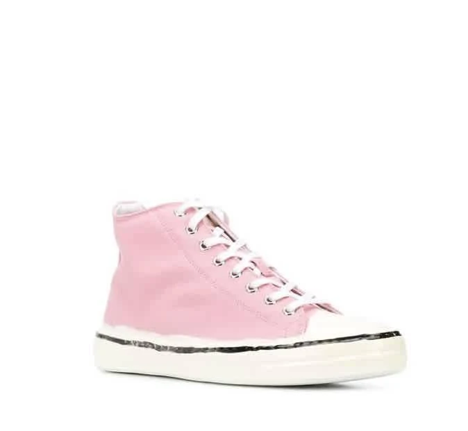 商品Marni|Marni Ladies Pink Cotton Canvas High-top Sneakers, Brand Size 36 (US Size 6),价格¥2078,第2张图片详细描述