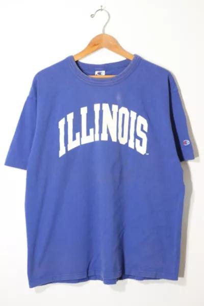 Vintage Champion University of Illinois T-shirt Made in USA商品第1张图片规格展示