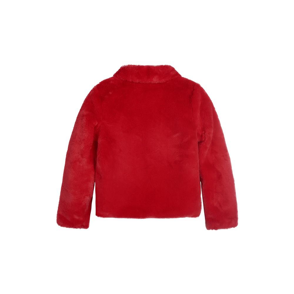 Toddler Girls Faux Fur Jacket, Created For Macy's商品第2张图片规格展示