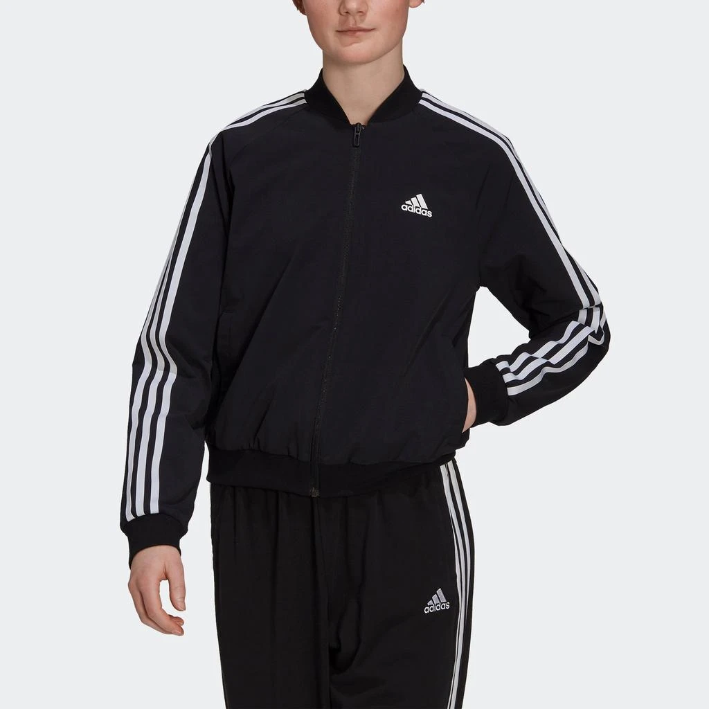 商品Adidas|Women's adidas Essentials 3-Stripes Track Jacket,价格¥237,第1张图片