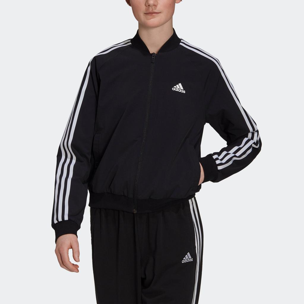 商品Adidas|Women's adidas Essentials 3-Stripes Track Jacket,价格¥179,第1张图片