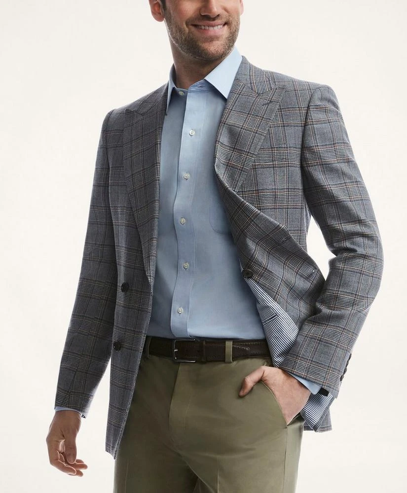 商品Brooks Brothers|Regent Regular-Fit Double-Breasted Sport Coat,价格¥2281,第2张图片详细描述