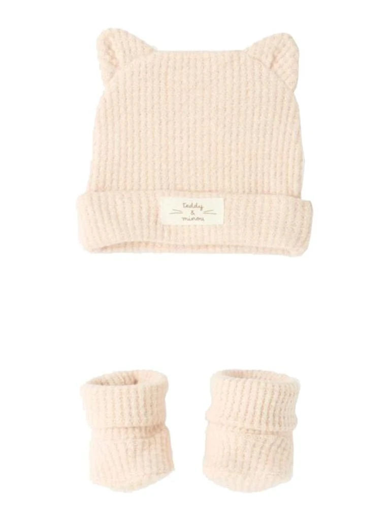 商品Teddy & Minou|Teddy & Minou Ear Detail Knit Hat,价格¥613,第1张图片详细描述