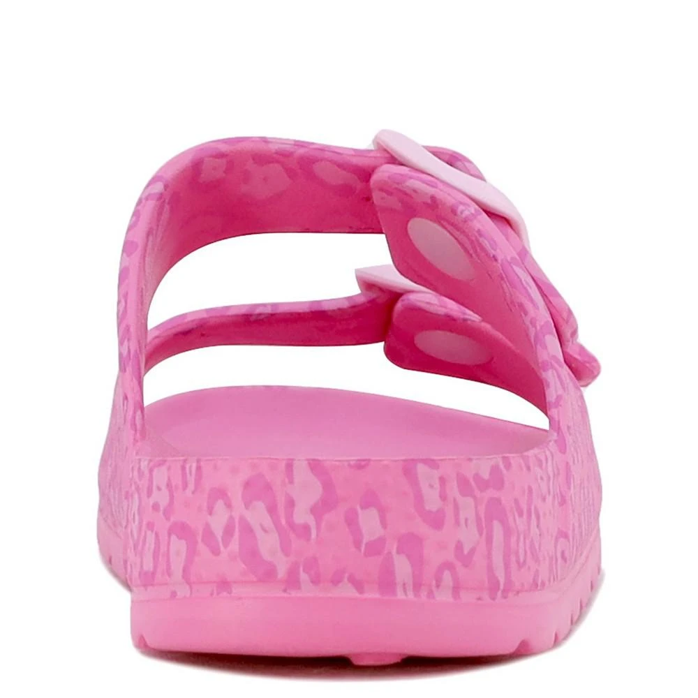 商品Sugar|Little Girls Double Buckle Flat Slide Sandals,价格¥127,第3张图片详细描述