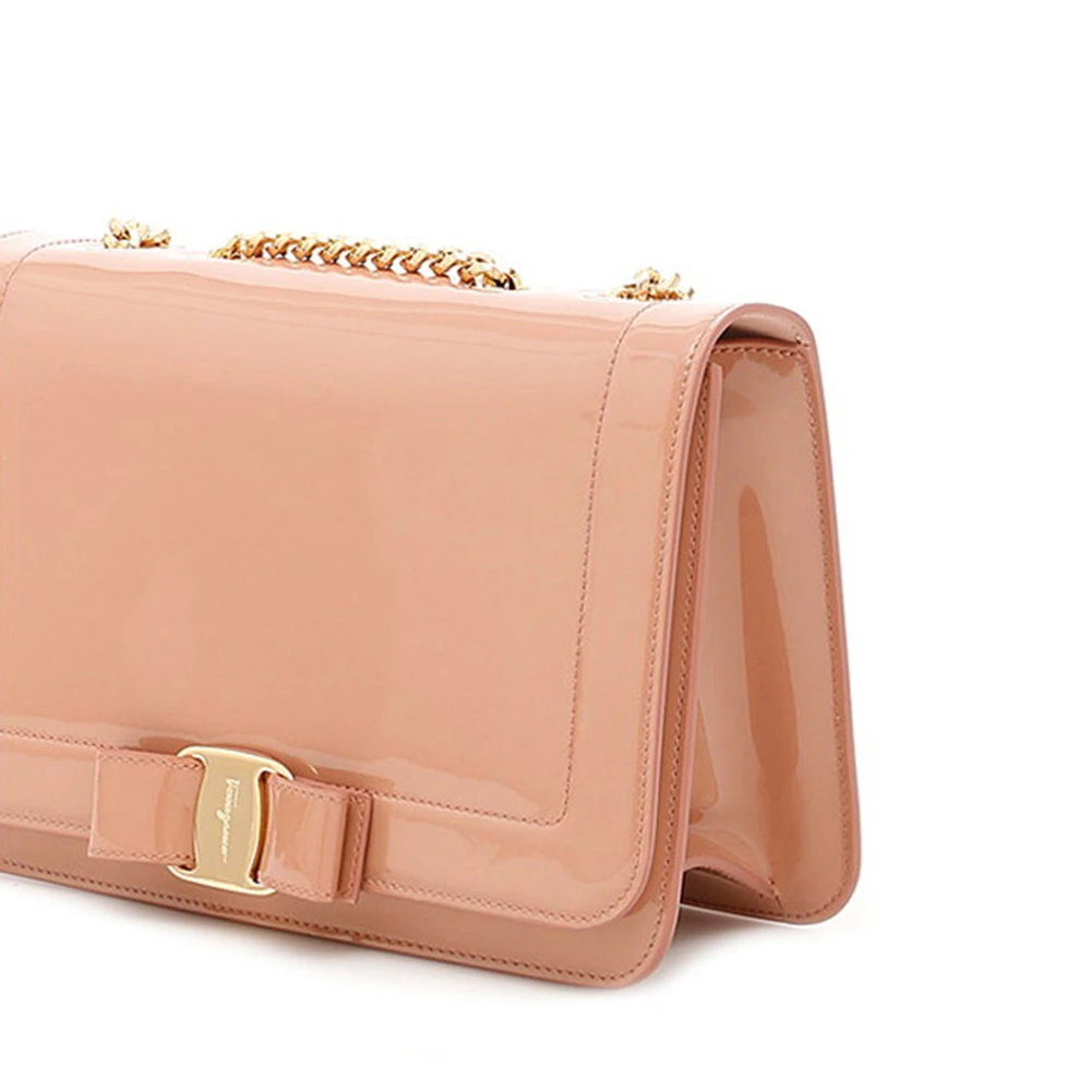 SALVATORE FERRAGAMO 浅棕色女士斜挎包 21-G878-687403 商品