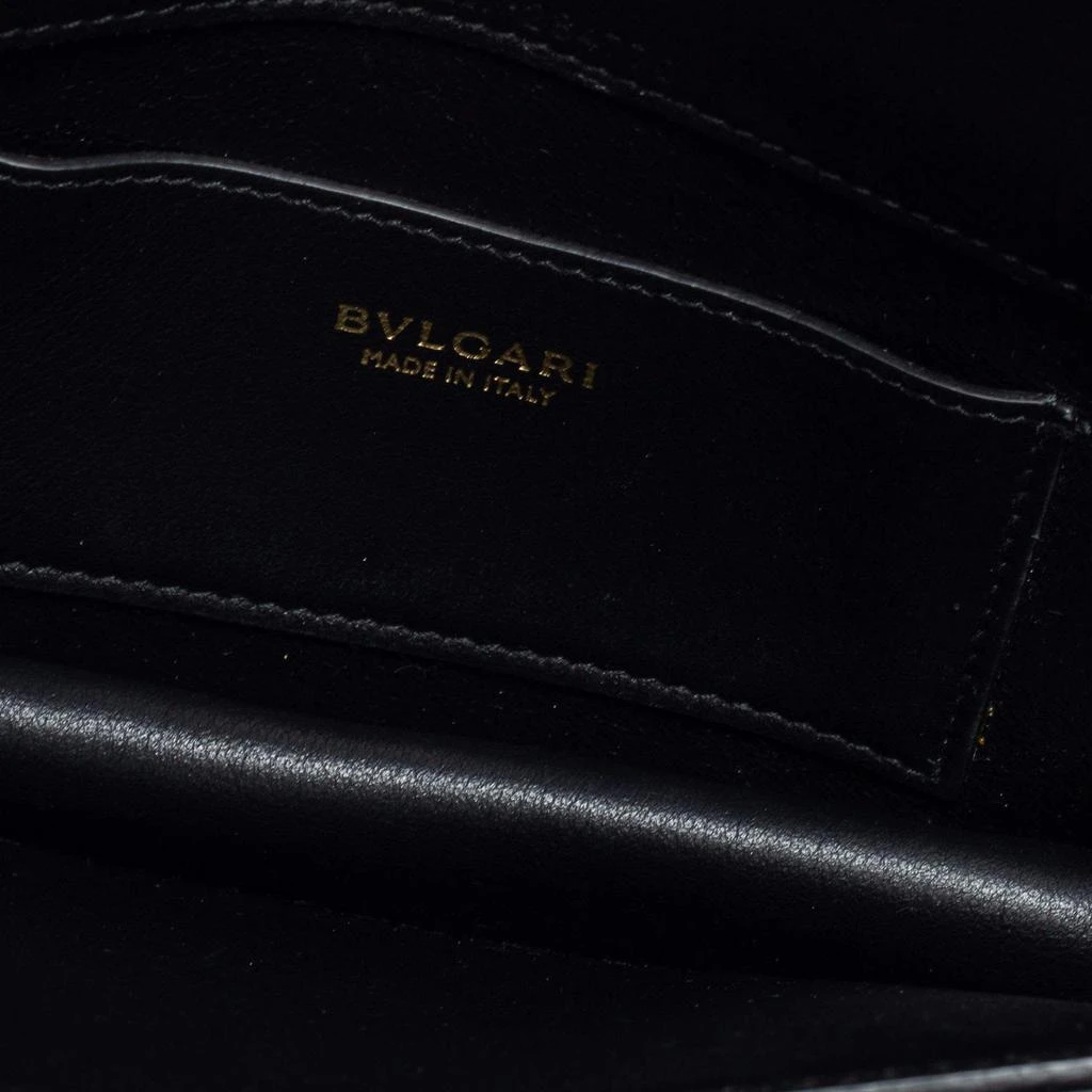 Bvlgari Black Leather Flap Crossbody Bag 商品