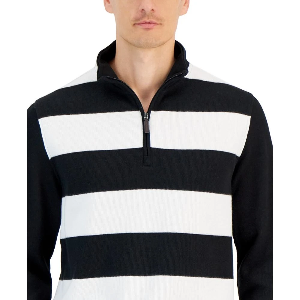 商品Club Room|Men's Ribbed Vintage Stripe Shirt, Created for Macy's,价格¥114,第3张图片详细描述