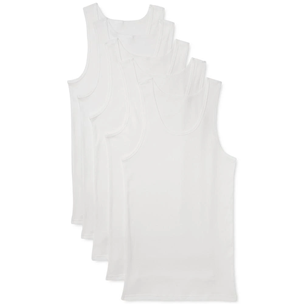 商品Tommy Hilfiger|Men's 5-Pk. Classic Soft Cotton Tanks,价格¥260,第1张图片