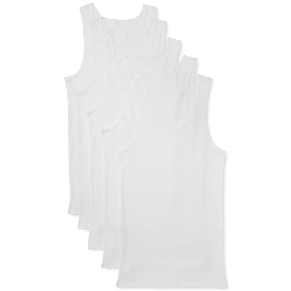 商品Tommy Hilfiger|Men's 5-Pk. Classic Soft Cotton Tanks,价格¥503,第6张图片详细描述