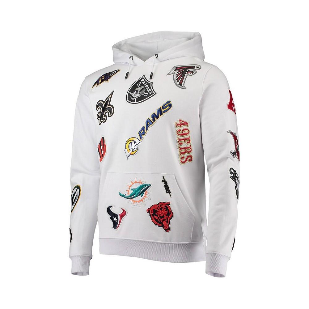 Men's White Nfl Pro League Pullover Hoodie商品第3张图片规格展示