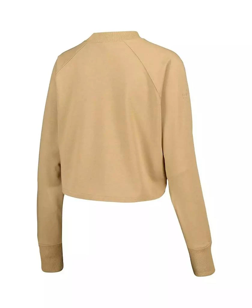 商品Kadyluxe|Women's Tan Florida Gators Raglan Cropped Sweatshirt and Sweatpants Set,价格¥747,第2张图片详细描述