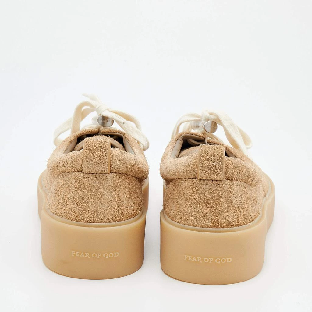 商品Fear of god|Fear of God Beige Suede Low Top Platform Sneakers Size 44,价格¥2761,第5张图片详细描述