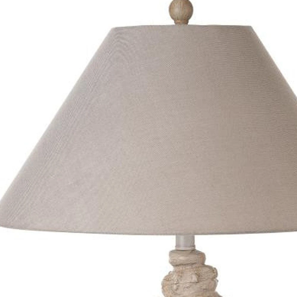 商品Homezia|Set of Two 30" Brown Novelty Table Lamps With Tan Empire Shade,价格¥2061,第2张图片详细描述