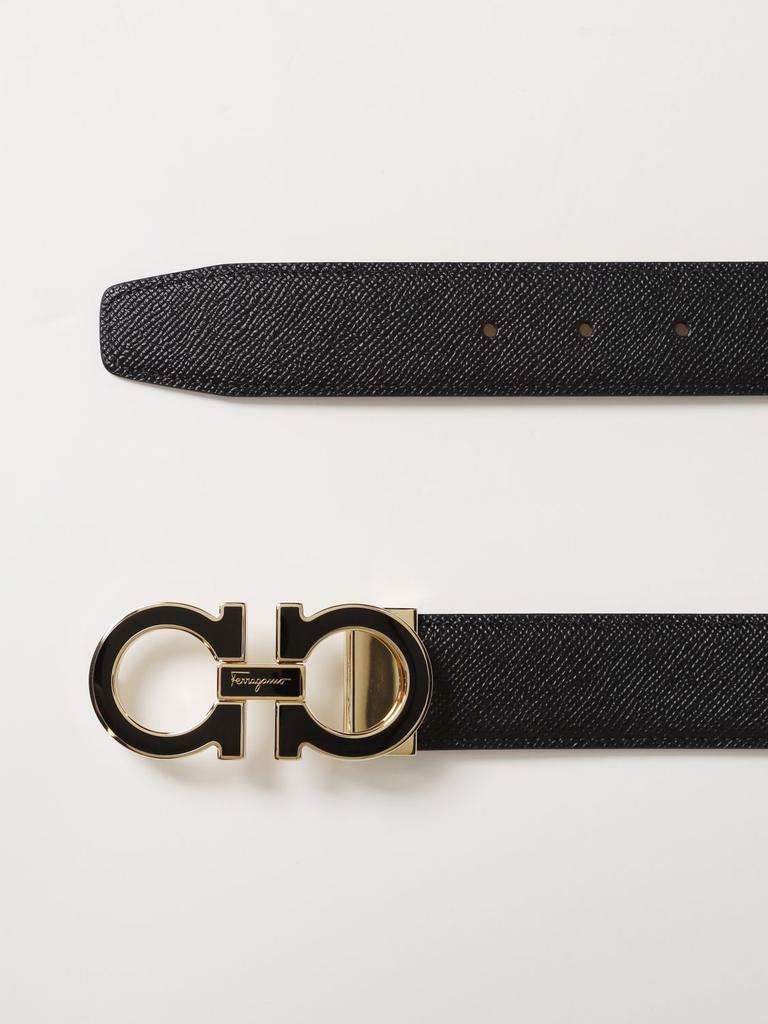 Salvatore Ferragamo grained leather belt商品第2张图片规格展示