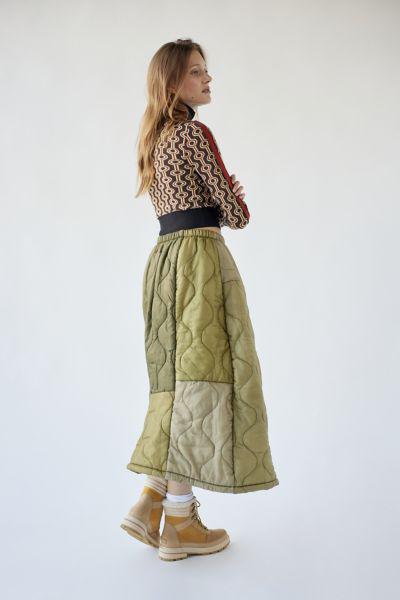 Urban Renewal Remade Surplus Quilted Skirt商品第4张图片规格展示