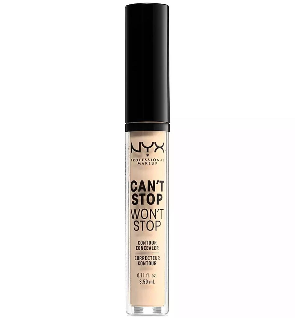 商品NYX Professional Makeup|Can't Stop Won't Stop Contour Concealer, 0.11 oz.,价格¥72,第3张图片详细描述