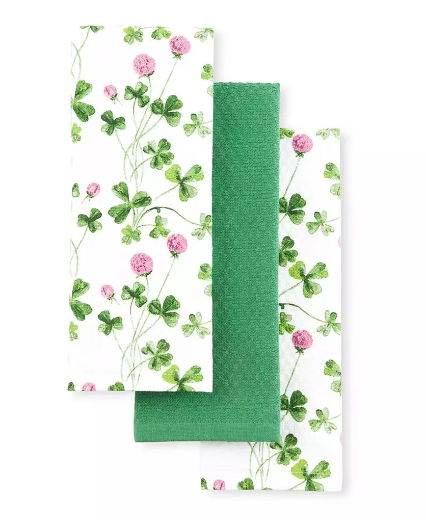 商品Martha Stewart|Clover Meadow Kitchen Towel 16" x 28", 3 Pk,价格¥147,第1张图片