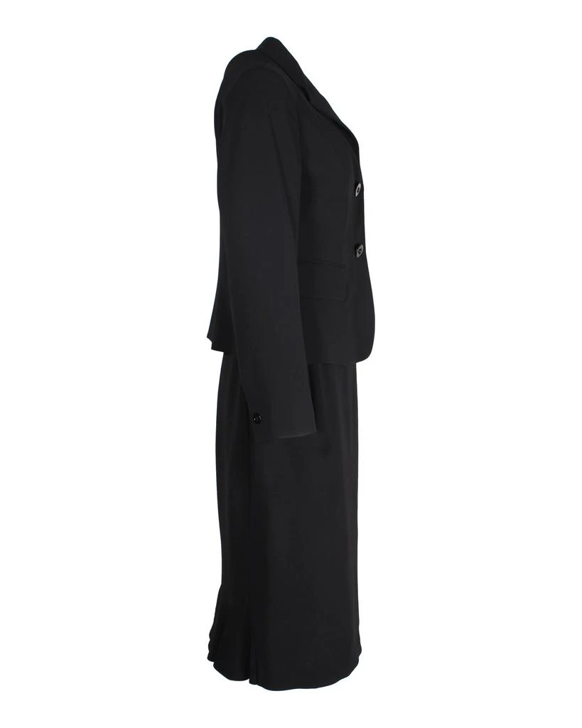 商品[二手商品] Max Mara|Max Mara Long Sleeve Dress in Black Triacetate,价格¥2278,第2张图片详细描述