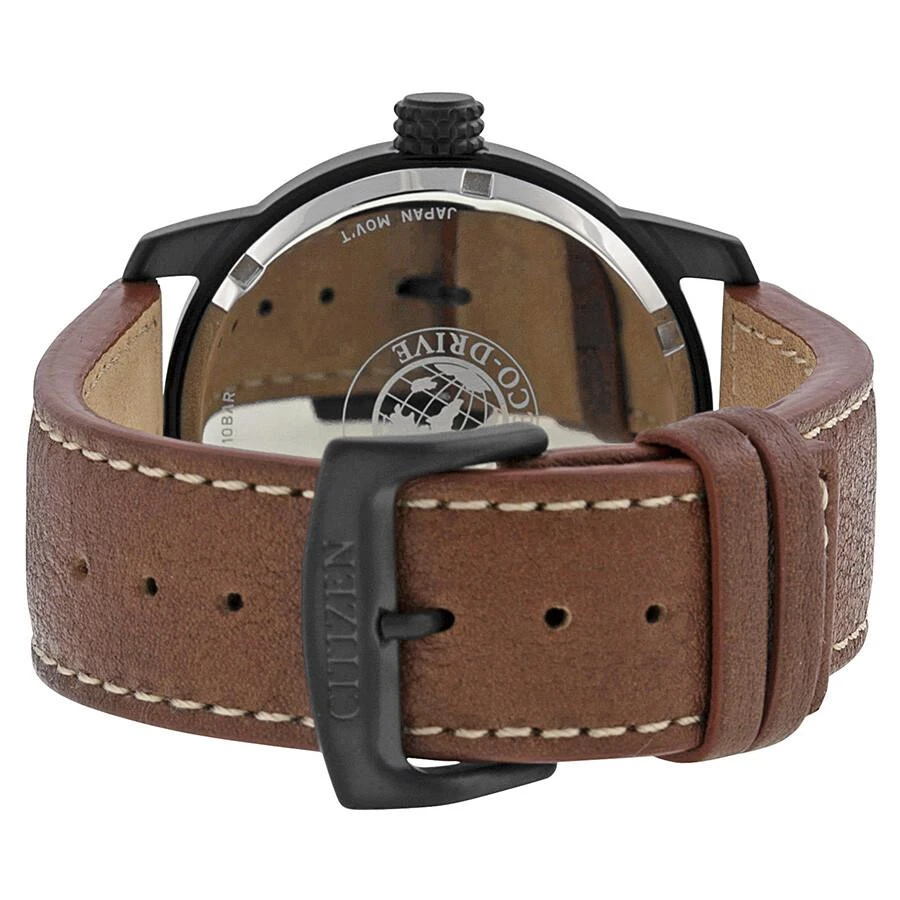 商品Citizen|Eco Drive Black Dial Brown Leather Men's Watch BM8475-26E,价格¥882,第3张图片详细描述