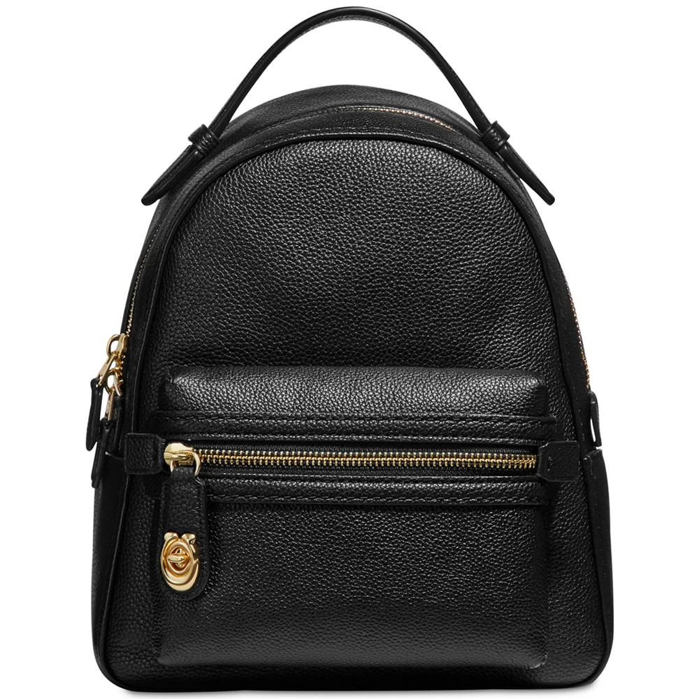 商品Coach|Campus Backpack in Polished Pebble Leather,价格¥2189,第1张图片