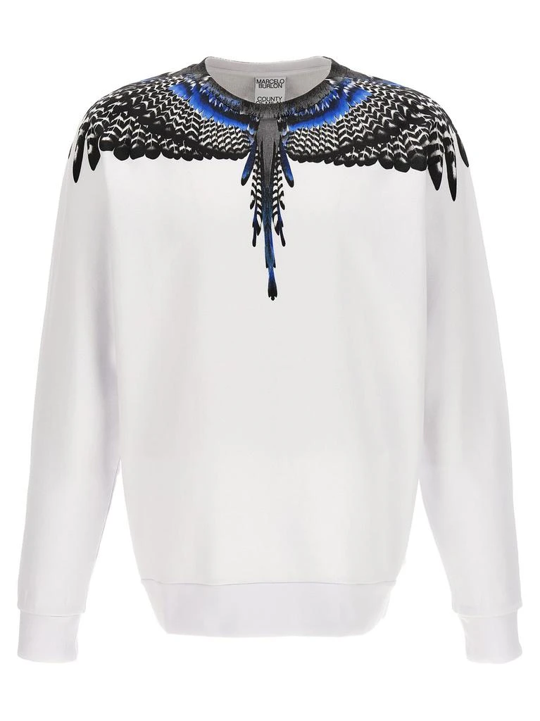 商品Marcelo Burlon|Marcelo Burlon County Of Milan Icon Wings Crewneck Sweatshirt,价格¥2863,第1张图片