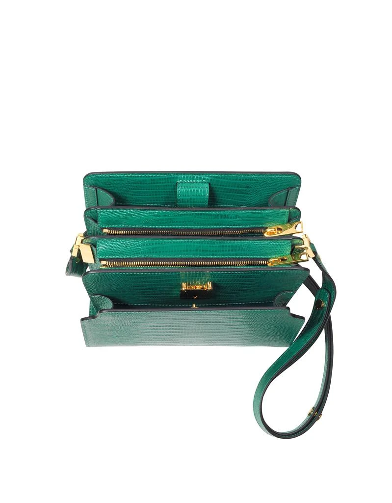 商品Marni|Jade Green Embossed Leather Shoulder Bag,价格¥12448,第2张图片详细描述