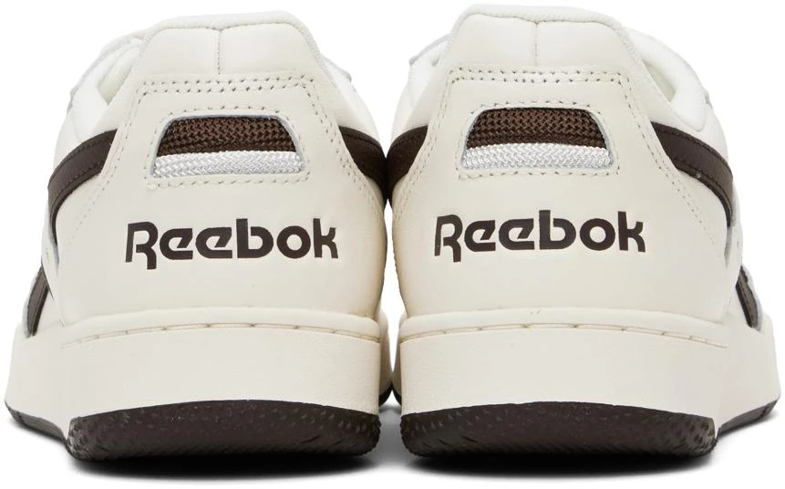 商品Reebok|Off-White & Brown Bb 4000 Ii Basketball Sneakers,价格¥788,第2张图片详细描述