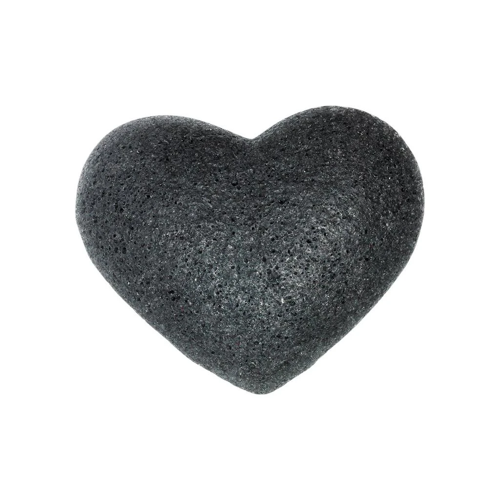 商品One Love Organics|The Cleansing Sponge Bamboo Charcoal Heart,价格¥76,第1张图片