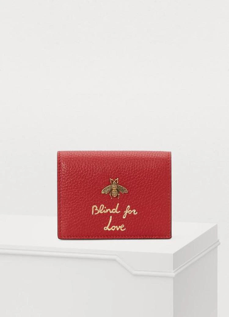 商品Gucci|Blind For Love mini wallet,价格¥3093,第1张图片