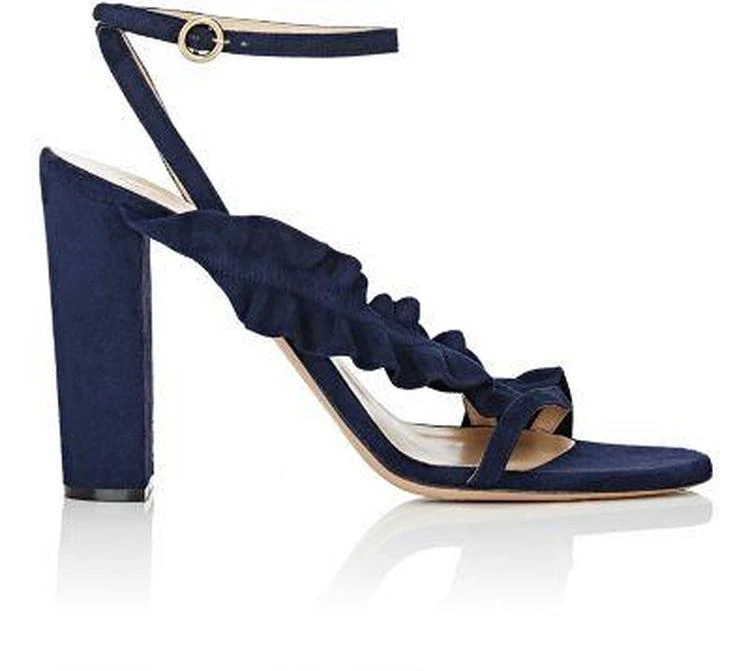 商品Chloé|Asymmetric Ruffle-Strap Sandals,价格¥2299,第1张图片