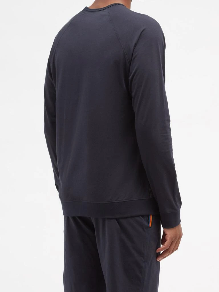 商品Paul Smith|Y-insert cotton-jersey long-sleeved T-shirt,价格¥310,第5张图片详细描述